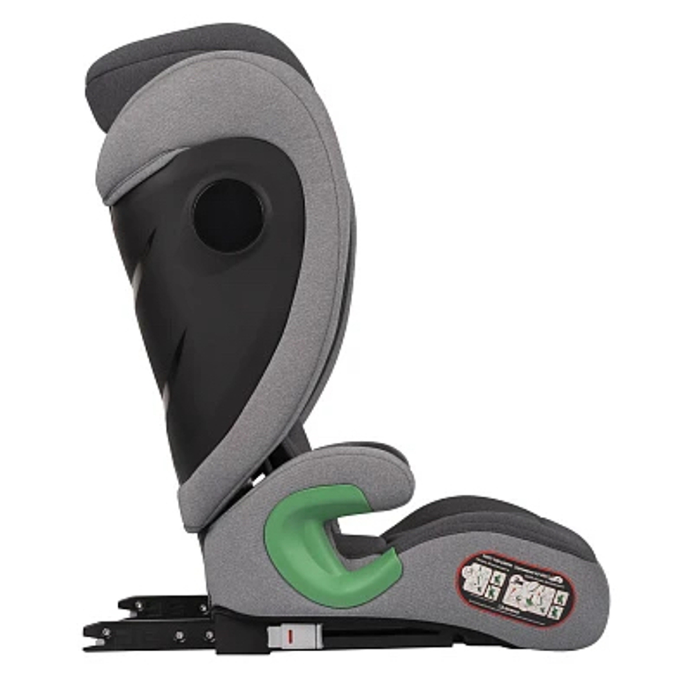 Автокресло детское Indigo Defender Isofix группа 2/3 (15-36) темно-серый