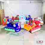 Электрическая Аттракцион карусель «Юный строитель», 3,6х3,3 м