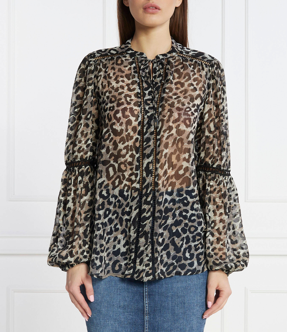 Блузка GUESS - черный(W3RH56 WDW52)