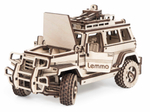 Сборная модель из дерева Lemmo Внедорожник "Булат"