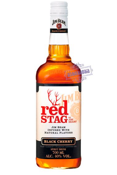 Джим Бим. Рэд Стаг Блэк Черри. Напиток на основе виски. 0,7 Л