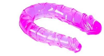 Фаллос двойной Double Mini (11,5 см,фиолетовый) (Цвет: фиолетовый)