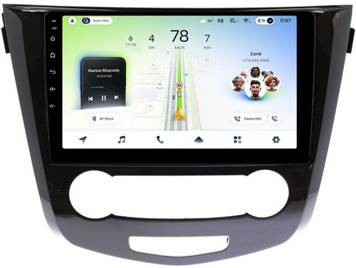 Магнитола для Nissan Qashqai J11 2014-2022 (кондиционер) - Teyes CC4L монитор 10.1" IPS, Android 14, Быстрая, Snapdragon 662, CarPlay, 4G SIM-слот