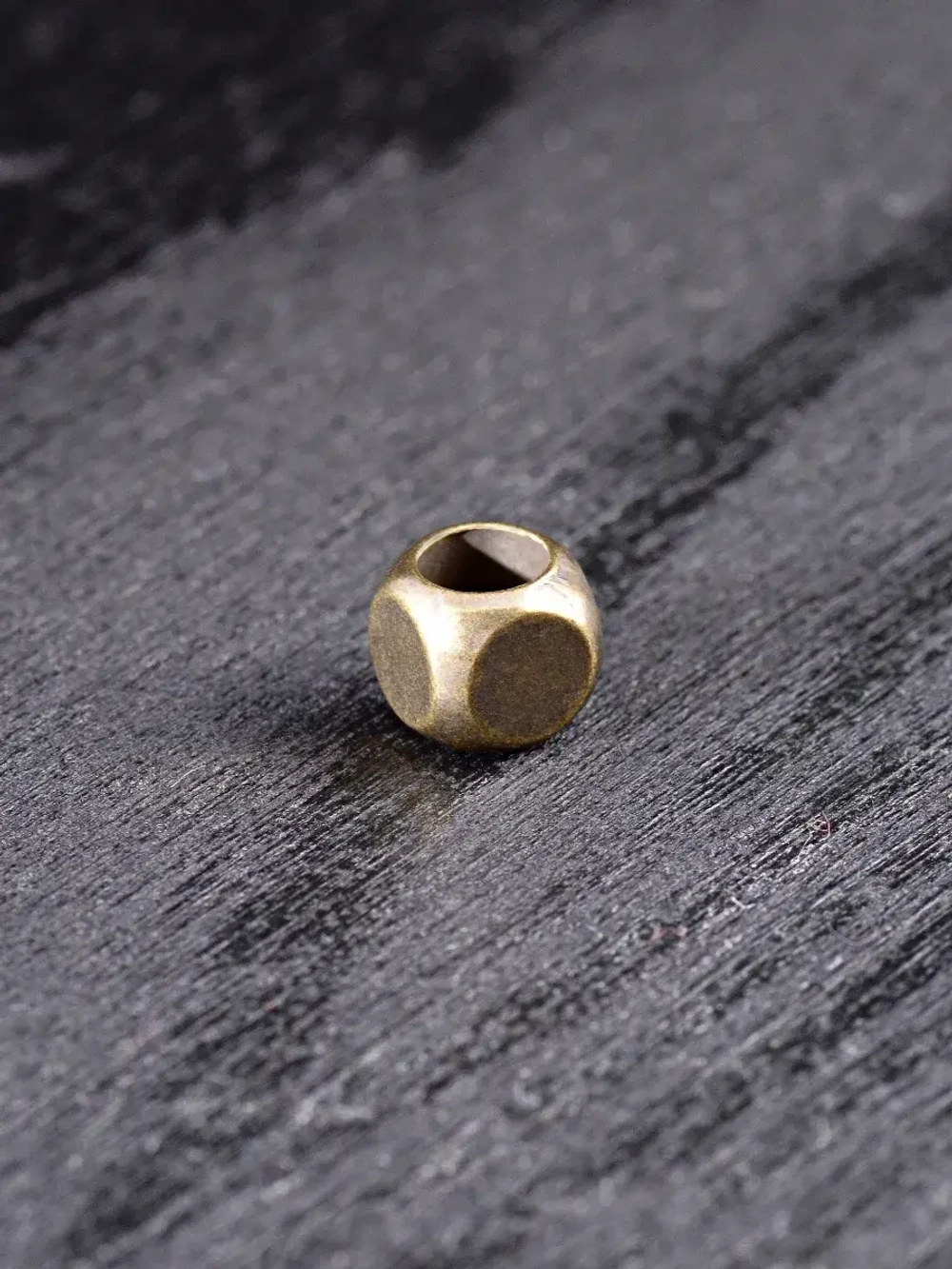 Бусина наконечник концевик для паракорда латунь