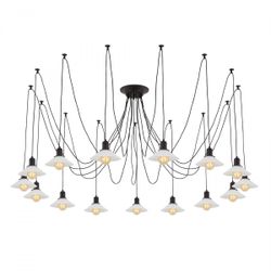 Citilux Эдисон CL451152 Люстра паук Венге