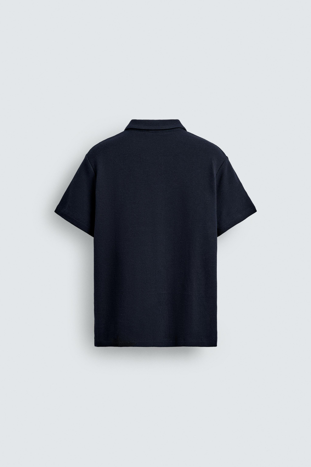 ZARA ПОЛО КЛАССИЧЕСКОГО КРОЯ, МОРСКОЙ СИНИЙ