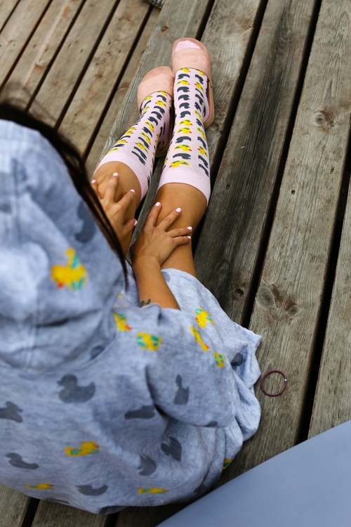 Гольфы с принтом Утки