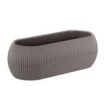 Кашпо ПИКАНТО овальное 280*115*90мм 1,3 л с пристегнутым поддоном