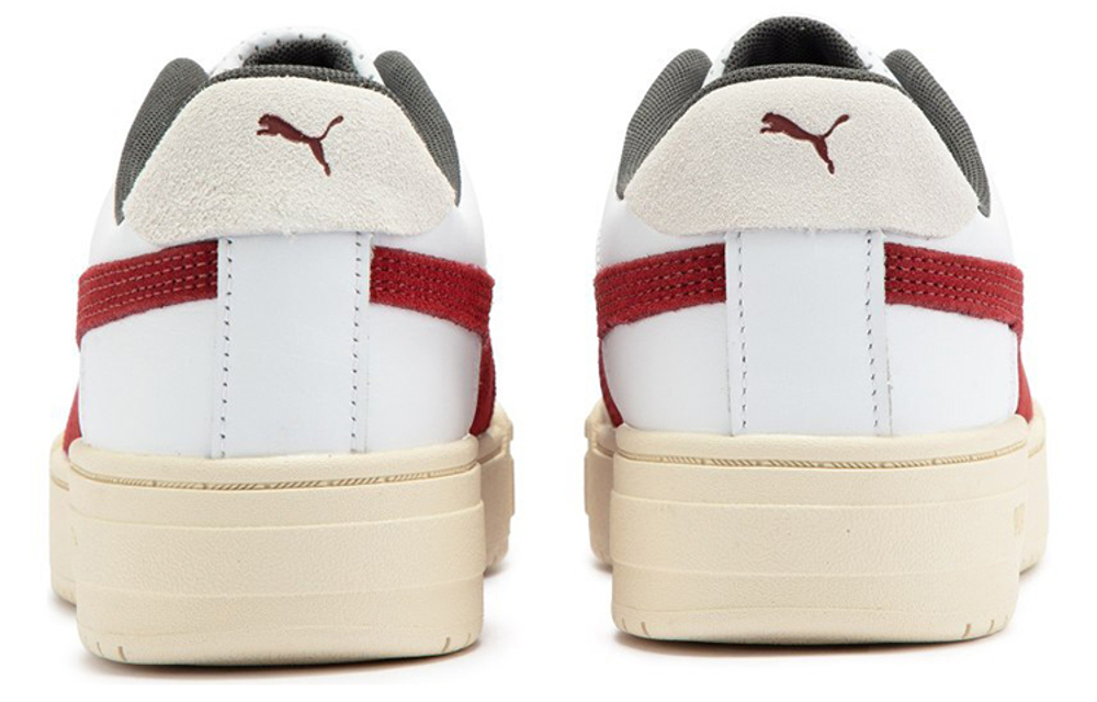 PUMA Ca Pro Ivy League "White Intense Red"
