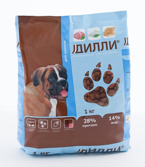 Дилли корм сухой для щенков