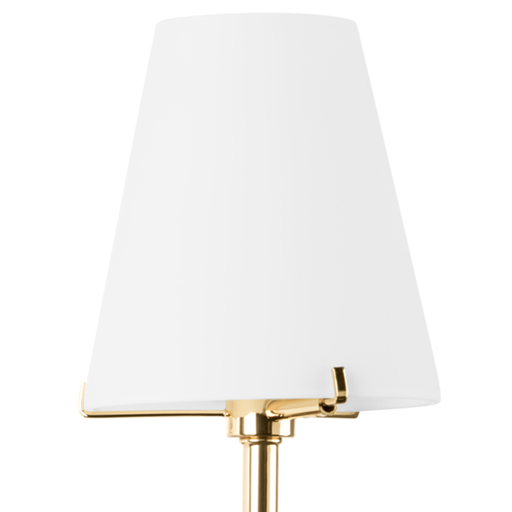 758612 Бра DIAFANO 1х40W G9 ЗОЛОТО/БЕЛЫЙ