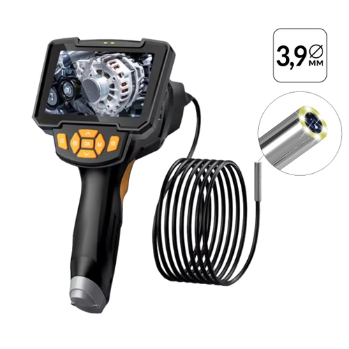 iCartool (IC-V112C) Видеоэндоскоп промышленный, 4.3", 1Мп, 1280x720, 1м, 3.9 мм сменный зонд