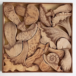 Деревянный пазл Грибы