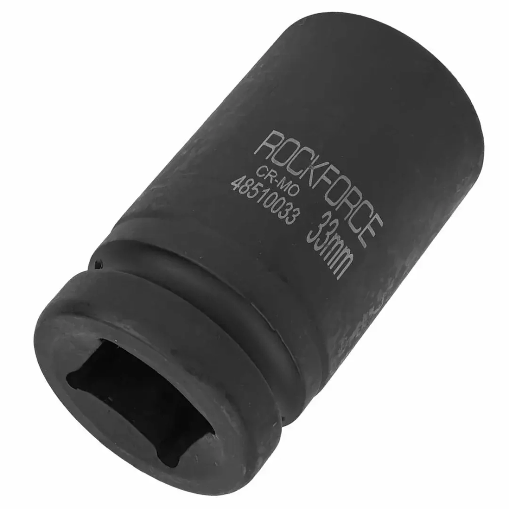 Головка ударная глубокая 33мм 1''6гр. RockForce##Rock FORCE RF-48510033