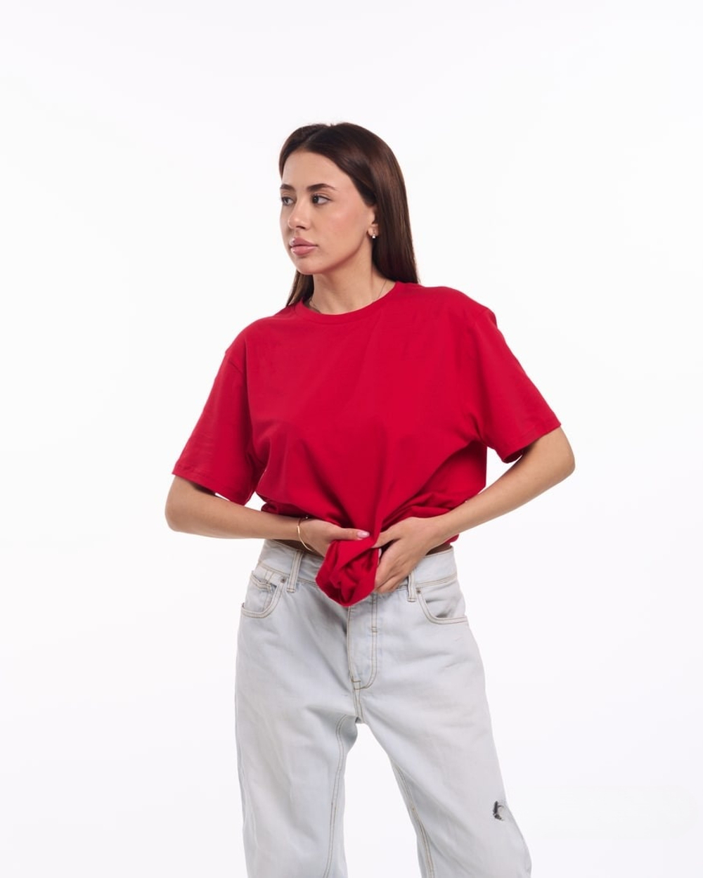 Футболка стандарт красная 160гр/м2