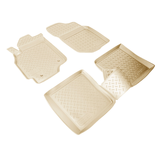 Ковры в салон Norplast/Unidec для Mitsubishi Lancer IX (2003-2007)Полиуретан,Бежевый, арт.NPL-Po-59-21-B