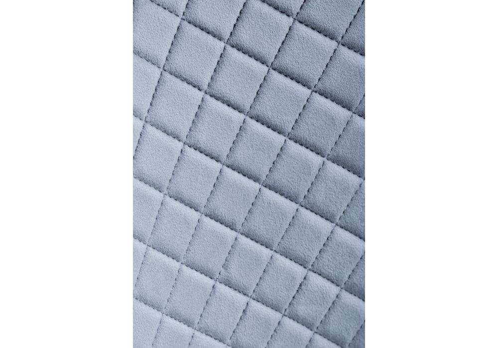 Стул на металлокаркасе Teo light blue / black