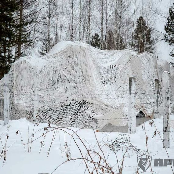 Маскировочная сеть МКТ-2С / СНЕГ, 12*18