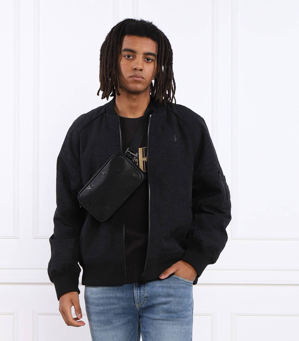 Куртка бомбер EXPOSED ZIP CALVIN KLEIN JEANS - черный(J30J322938)