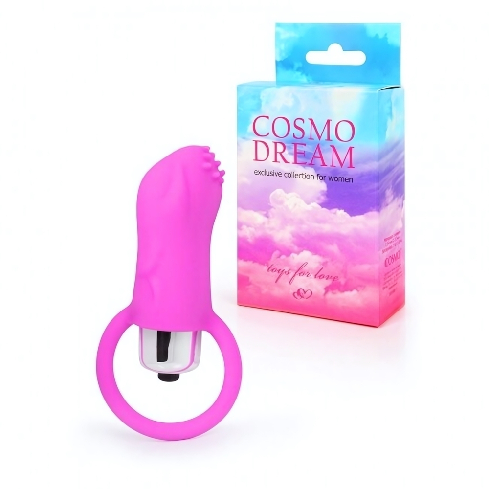 Вибромассажёр L 54 мм D 20 мм COSMO DREAM (Цвет: розовый)