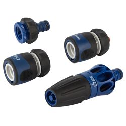 GAKP12-091 GREEN APPLE комплект для полива (наконечник, штуцер, коннектор, коннектор с аквастопом) ( | GREEN APPLE