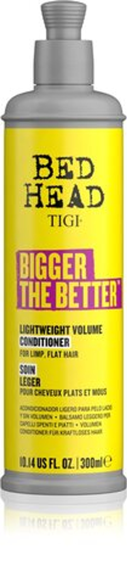 TIGI Bigger The Better Conditioner - кондиционер для максимального объема С кокосовым маслом. /   300  ml  / GTIN 615908432756