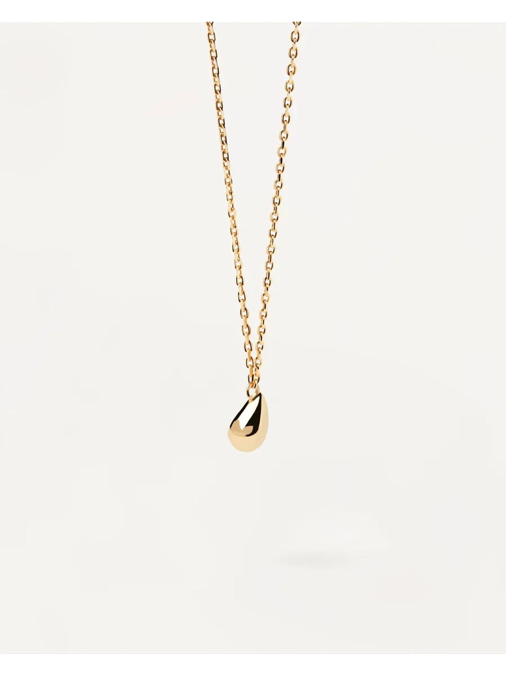 Колье Drop серебро 925 пробы покрытое золотом