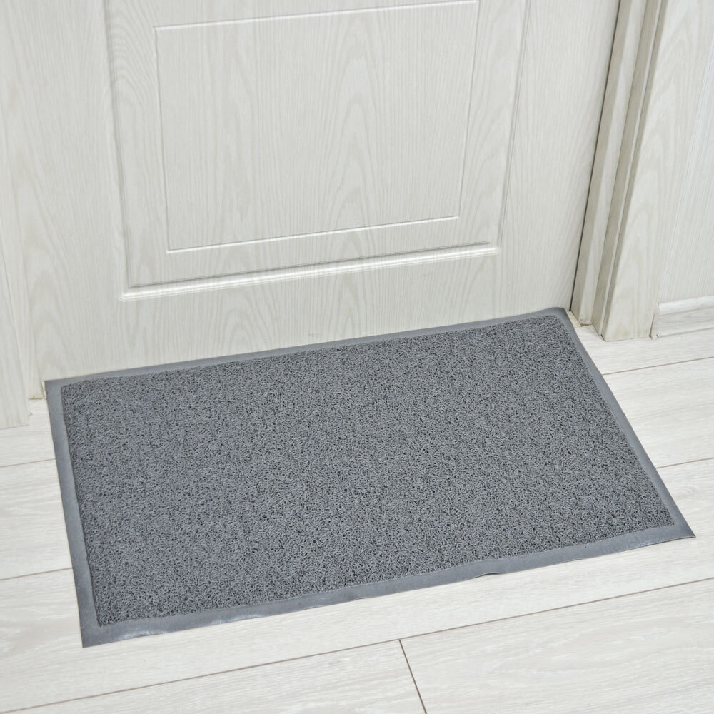 Коврик 50*80см придверный Spaghetti, серый