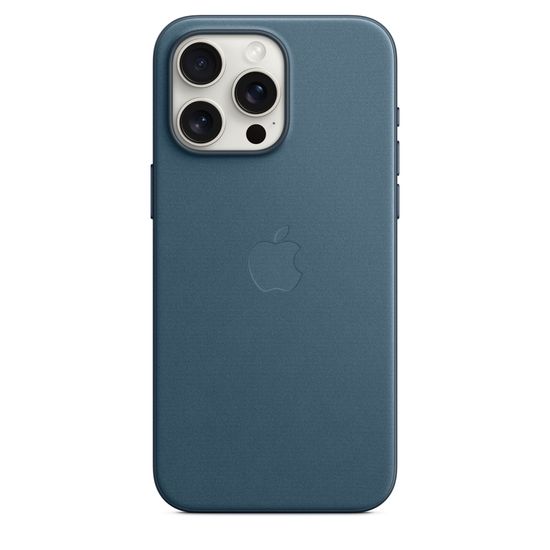 Чехол для iPhone 15 Pro FineWoven с MagSafe - Pacific Blue ( Синий)