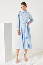 51460 Платье женское (голубой)