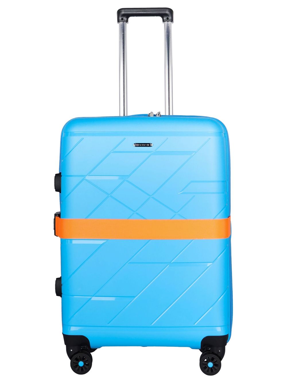 Чемодан 463 / С ремнем / Полипропилен