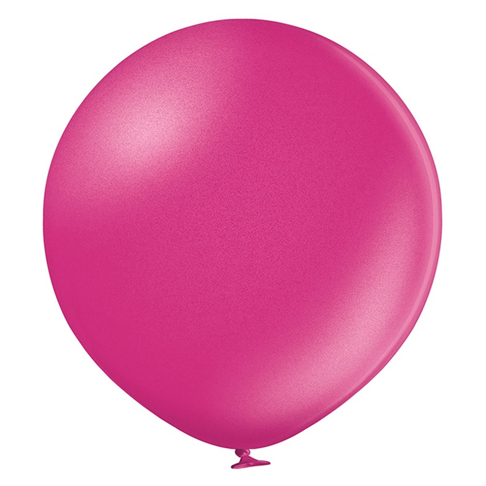 Шар латексный Экстра Металлик 61 см (Розовый)