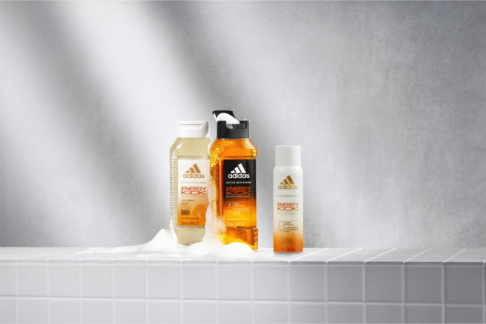 Adidas Energy Kick - спрей-дезодорант 24 часа /   100  ml  / GTIN 3616303442927