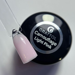 Grattol Gel Camouflage Light Pink - Гель камуфлирующий нежно-розовый, 15мл