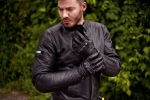 кожаная мотокуртка SHIMA Hunter + Black
