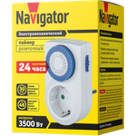 Таймер Navigator 61 557 NTR-A-S01-WH розет.электромех.