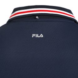 Мужское теннисное поло Fila Core Button Piro Polo Men - Dark Blue, Red