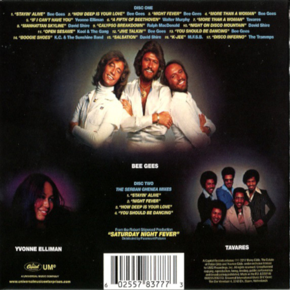 Soundtrack / Bee Gees: Saturday Night Fever (40th Anniversary Deluxe Edition)(2CD)