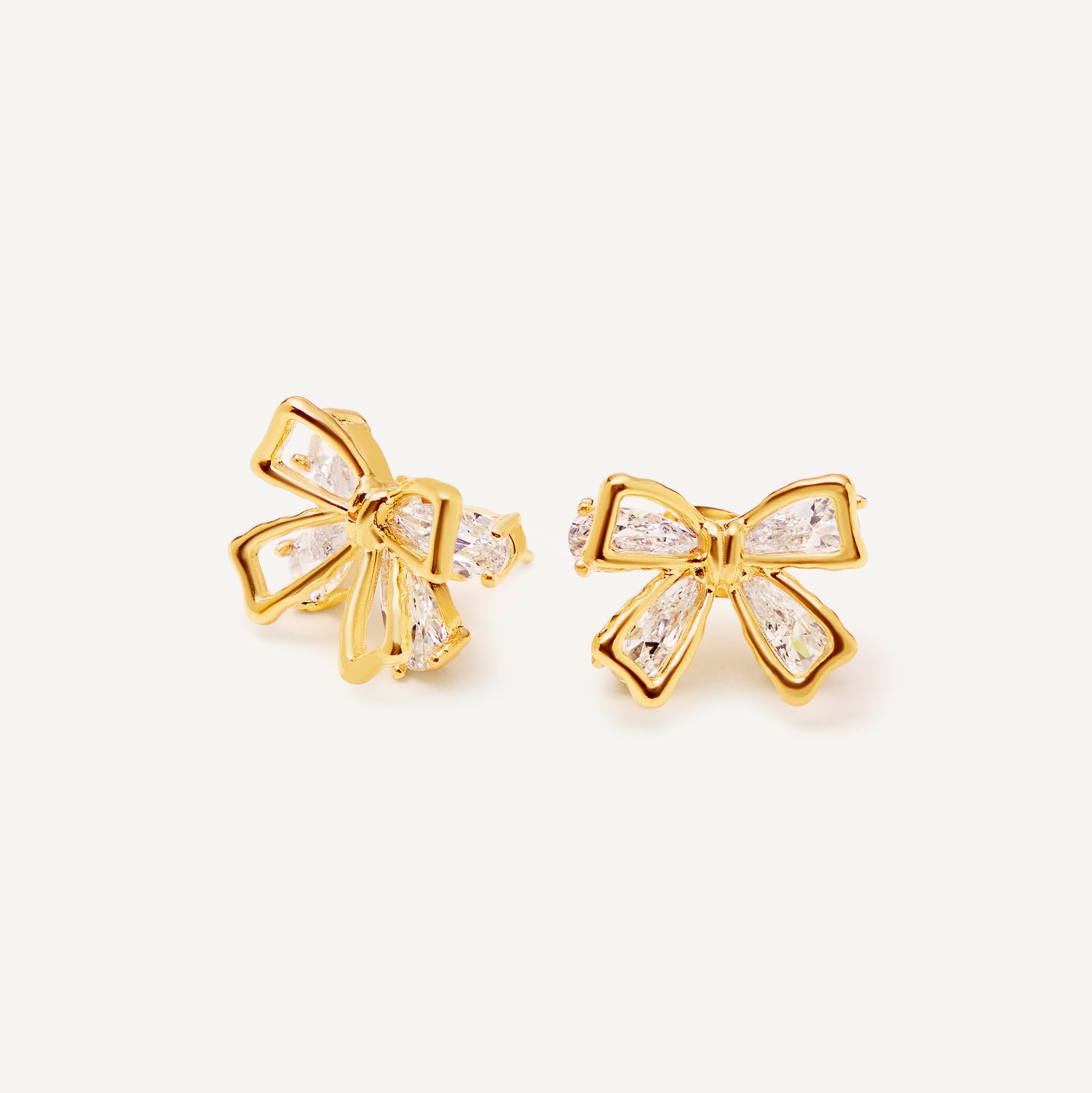 Серьги Airy-Fairy Bow Earrings – Gold