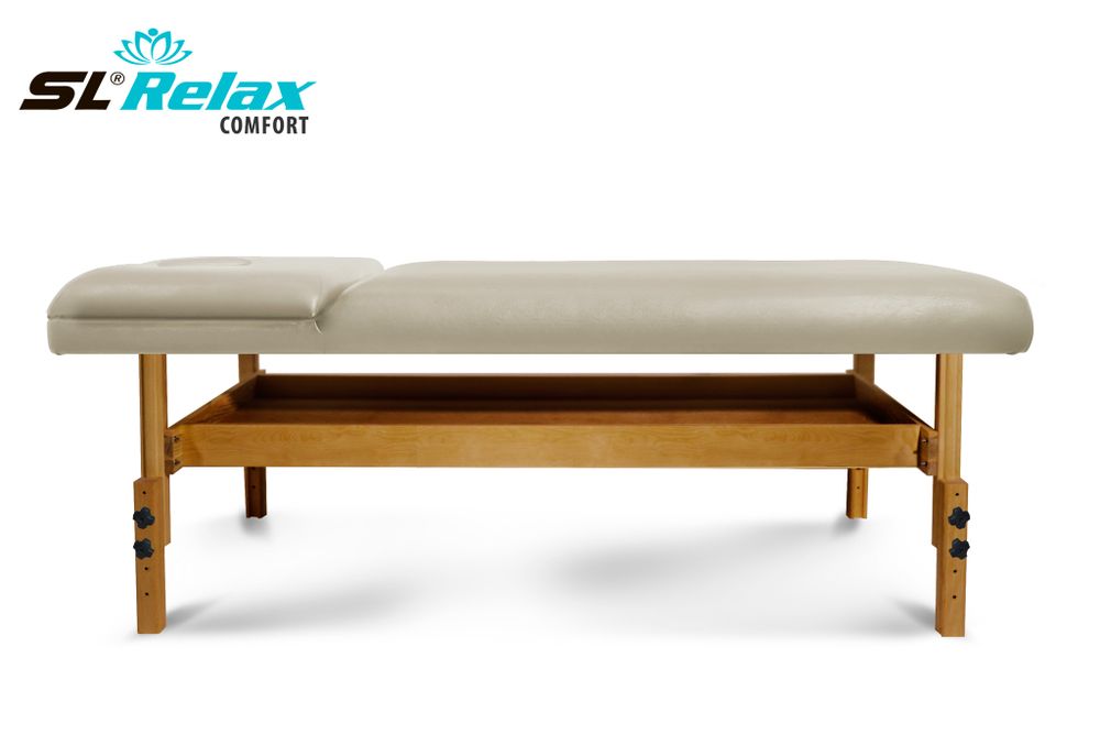 Массажный стол Relax Comfort бежевая кожа (№6)