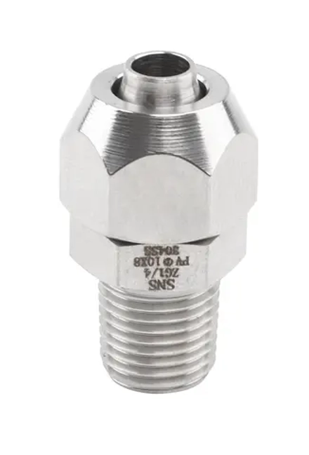 GLC10-02 Фитинг пневматический из нержавеющей стали