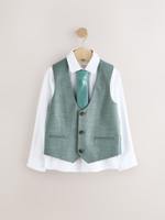 Комплект из трех предметов для мальчика Next E58-954, Белый, Зеленый