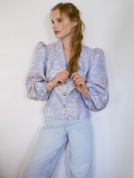 Mermaid blue gold jacket