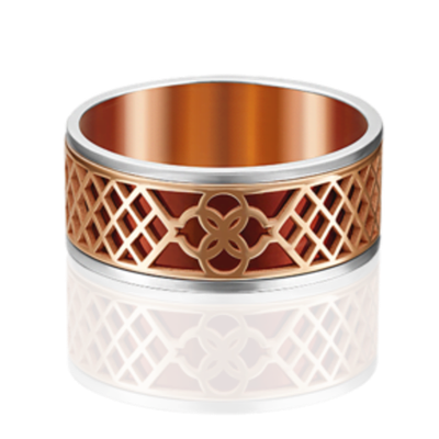 Обручальное кольцо из комбинированного золота 01-4947-00-000-1111-48