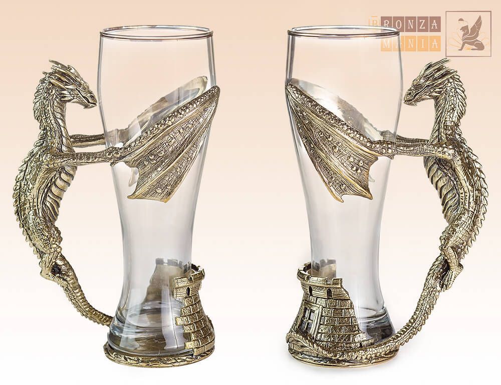 бокал пивной Дракон на башне