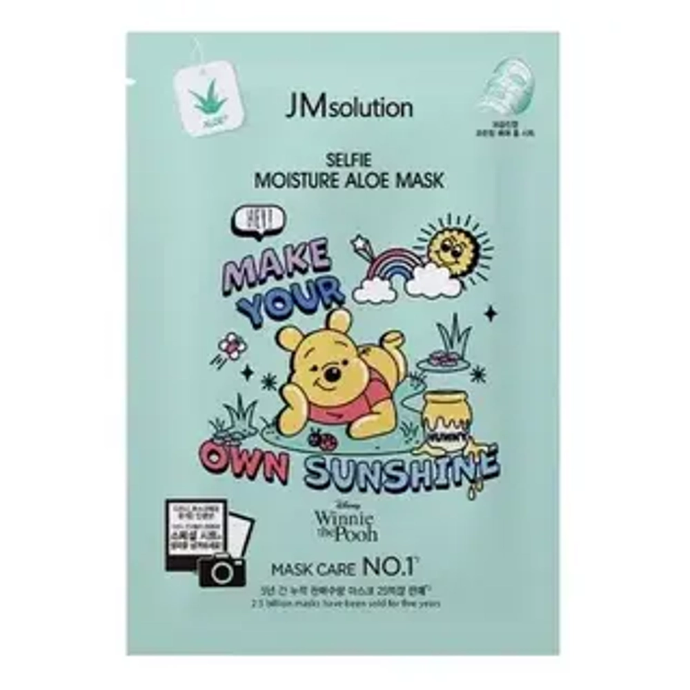 Смягчающая тканевая маска с экстрактом алоэ JMSolution Disney Collection Selfie Moisture Aloe Mask