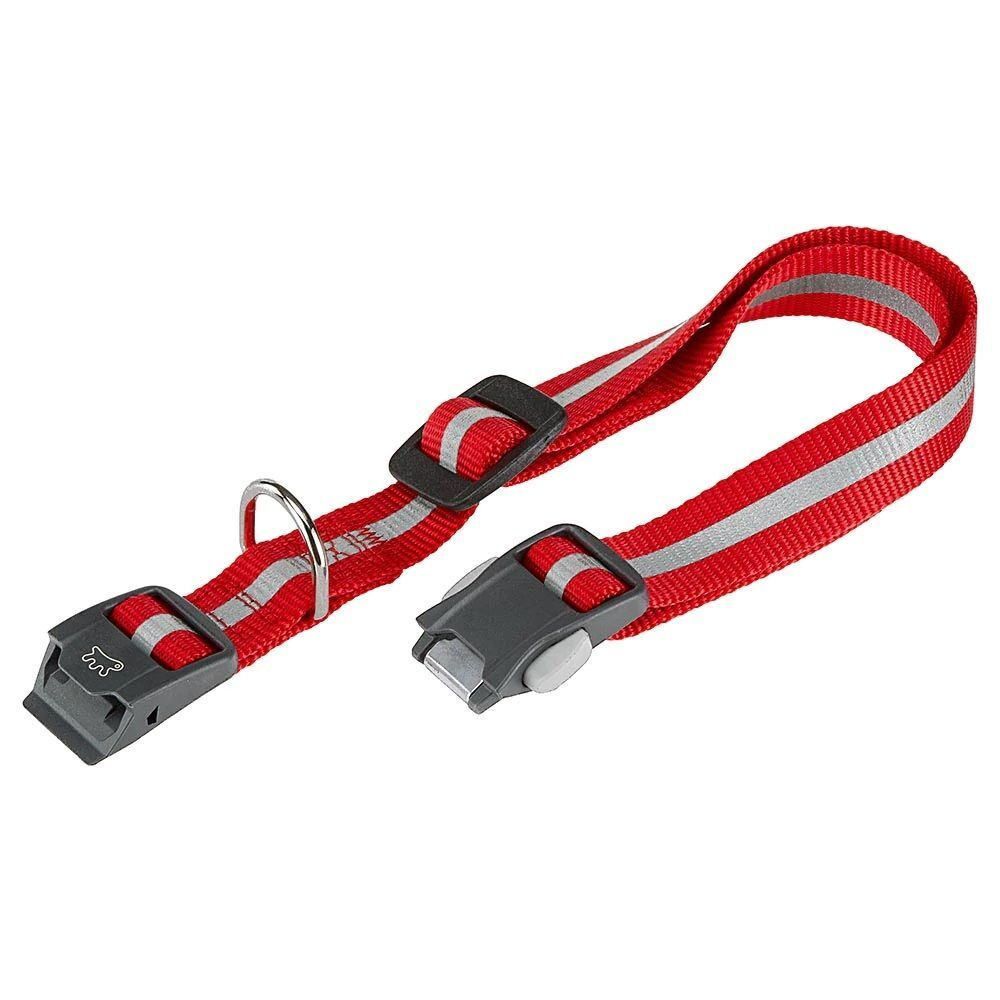 Ошейник Ferplast CLUB REFLEX C20/56 красный, со светоотражающей полоской