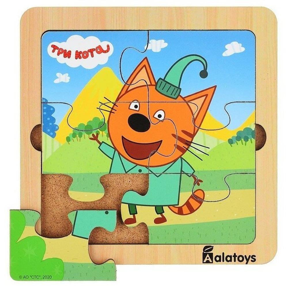 Пазлы ТРИ КОТА. Компот 6 деталей арт. ПЗЛ23
