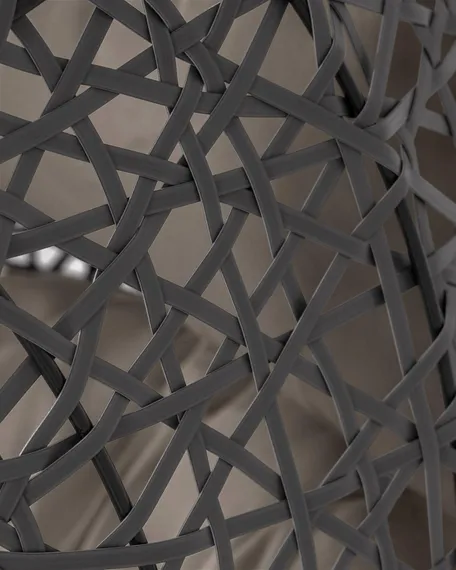 Подвесное кресло Florina темно-серое