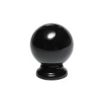 Ручка-кнопка, отделка чёрный глянец, купить с доставкой, Казахстан